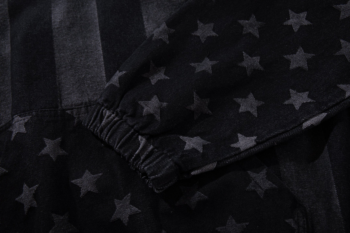 MCCNN | Star Monogram Stripe Hoodie - product detail