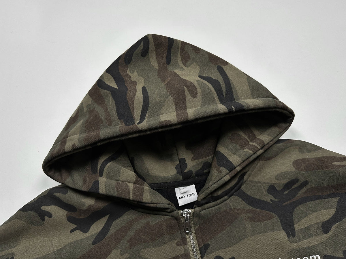 MR047 | 69 Camo Zip Up Hoodie - product detail