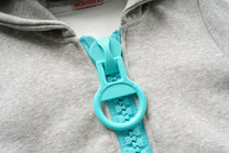 MERSHIER | Contrast Chunky Zip Up Hoodie - product detail
