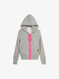 MERSHIER | Contrast Chunky Zip Up Hoodie