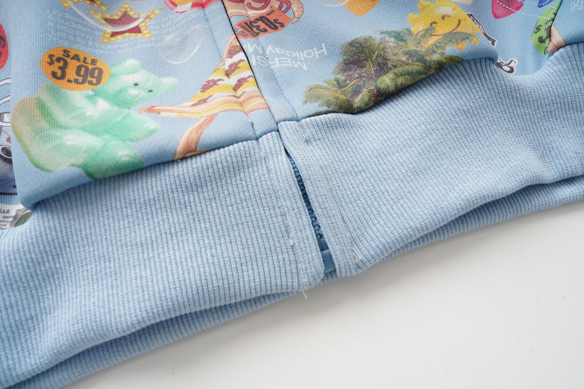 MERSHIER | Toy Collage Zip Up Hoodie - product detail