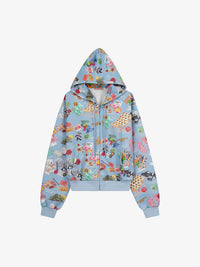 MERSHIER | Toy Collage Zip Up Hoodie