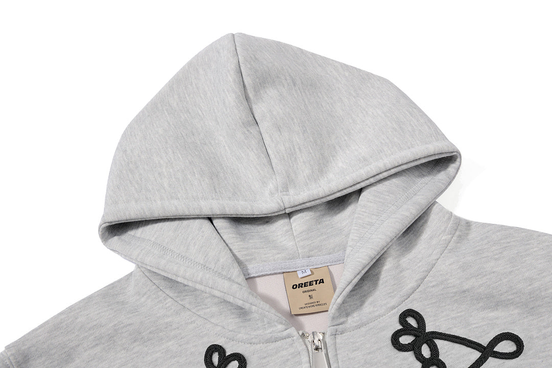OR | Military Braid Zip Up Hoodie - product detail