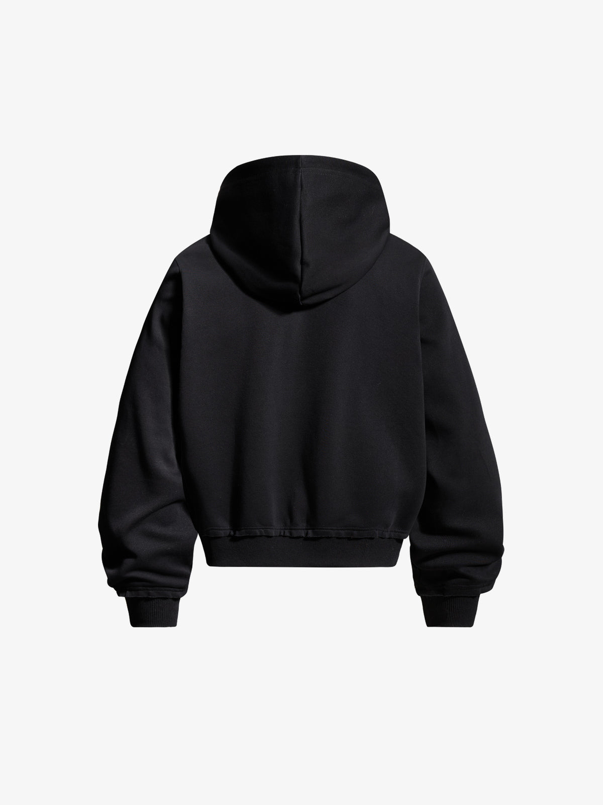 OR | Military Braid Zip Up Hoodie in Black - back view