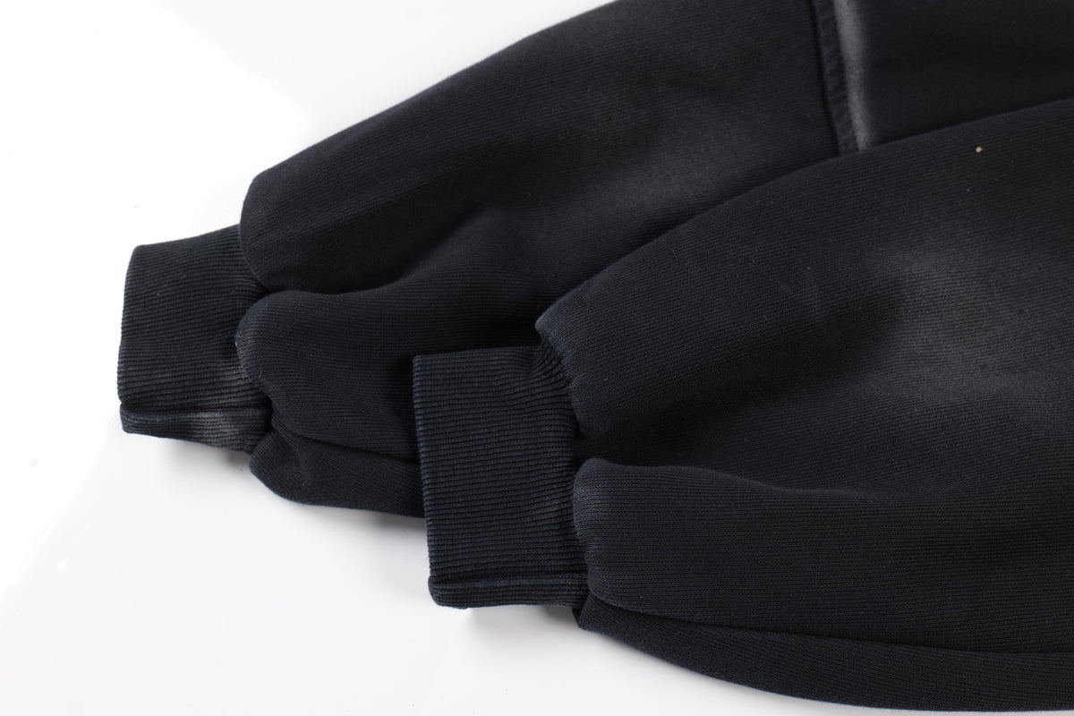 SMK MADE | Curved Panel Zip Up Hoodie - product detail