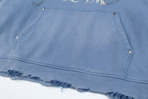SMK MADE | Rhinestone Number 77 Hoodie - product detail