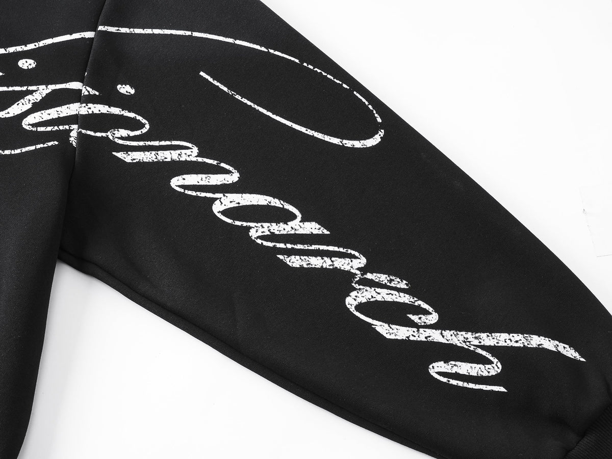 SPECTRA VISION | Wraparound Script Zip Up Hoodie - product detail