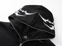SPECTRA VISION | Wraparound Script Zip Up Hoodie - product detail