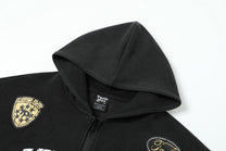 TAELE PLUS | Collegiate Crest Zip Up Hoodie - product detail