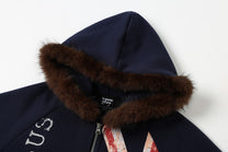 TAELE PLUS | Union Jack Zip Up Hoodie - product detail