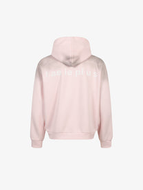 TAELE PLUS | Pegasus 77 Zip Up Hoodie in Pink - back view