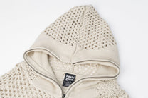 TAELE PLUS | Studded Chevron Zip Up Hoodie - product detail