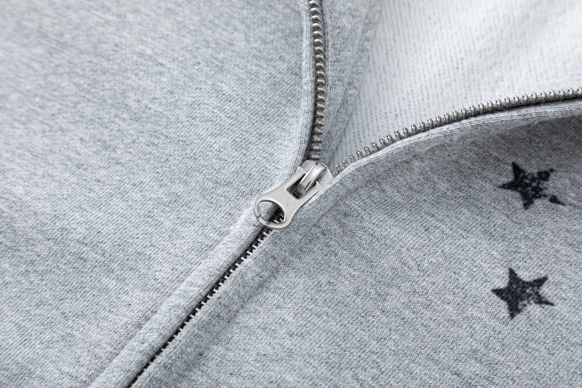 TRYTHM CLUB | 06 Cross Zip Up Hoodie - product detail