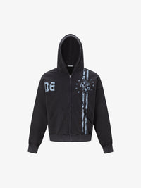 TRYTHM CLUB | 06 Cross Zip Up Hoodie