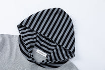 TRYTHM CLUB | Striped Union Jack Layered Hoodie - product detail