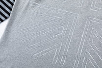 TRYTHM CLUB | Striped Union Jack Layered Hoodie - product detail