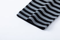 TRYTHM CLUB | Striped Union Jack Layered Hoodie - product detail