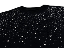 UN KNOWN | Rhinestone Scatter Hoodie - product detail
