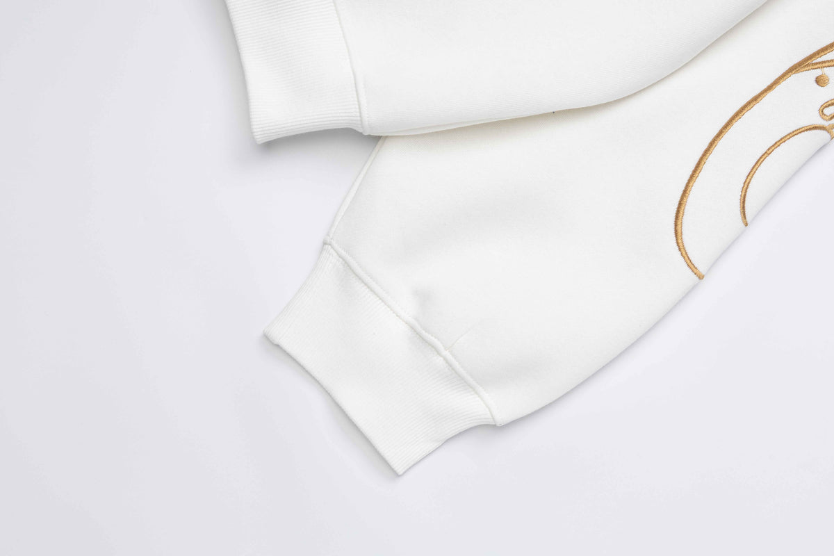 UNUSUAL ORIGINAL | Ornamental Embroidery Zip Up Hoodie - product detail