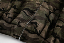 WHOLATE | Camo Zip Up Hoodie - product detail