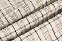 BLACK ENERGY | Ornate Script Plaid Shirt - product detail