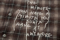 MCCNN | Handwritten Layered Sleeve Plaid Shirt - product detail