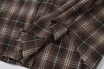 MCCNN | Handwritten Layered Sleeve Plaid Shirt - product detail