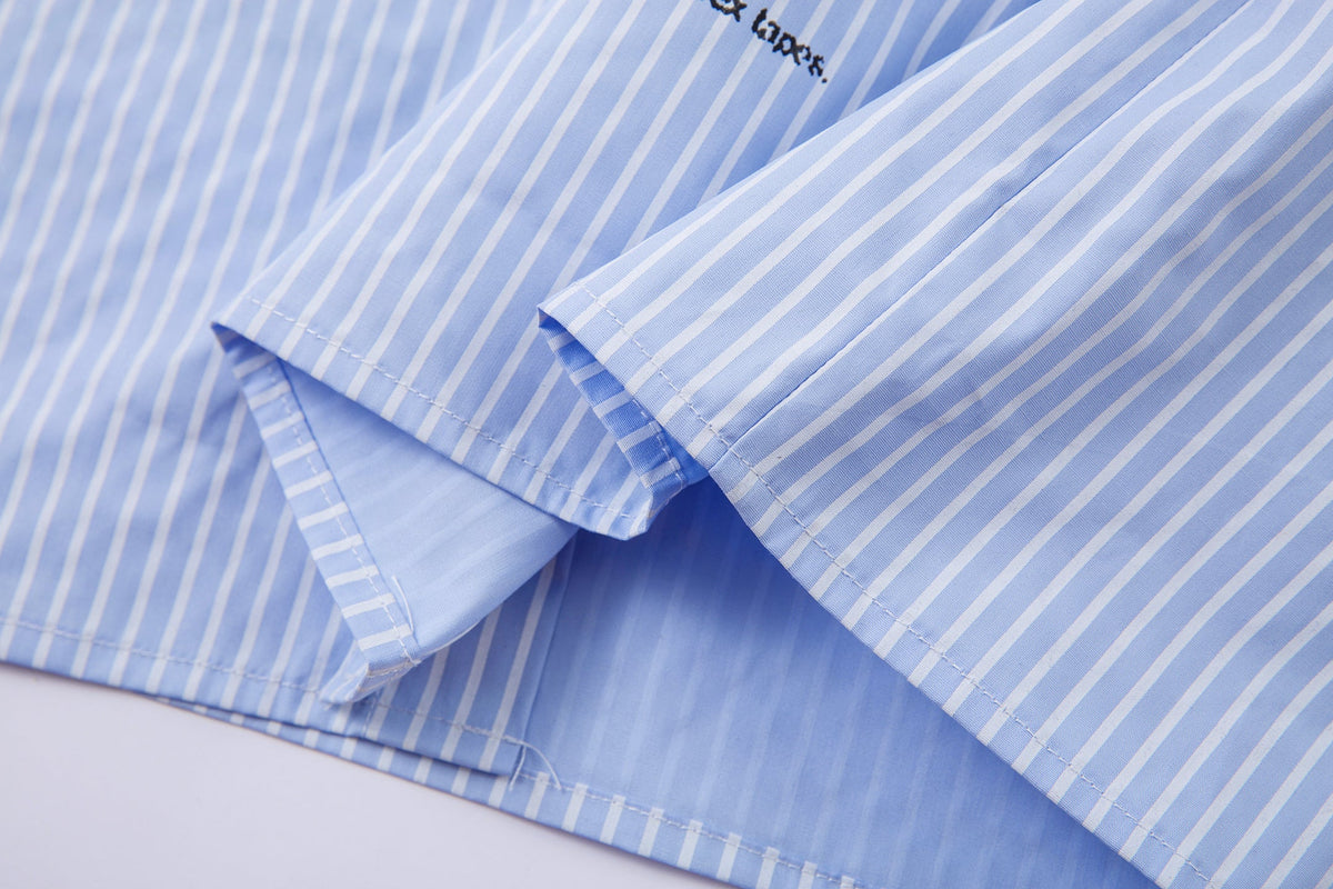 MCCNN | Poster Print Layered Sleeve Shirt - product detail
