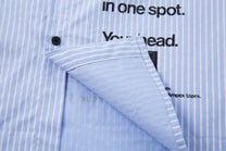 MCCNN | Poster Print Layered Sleeve Shirt - product detail