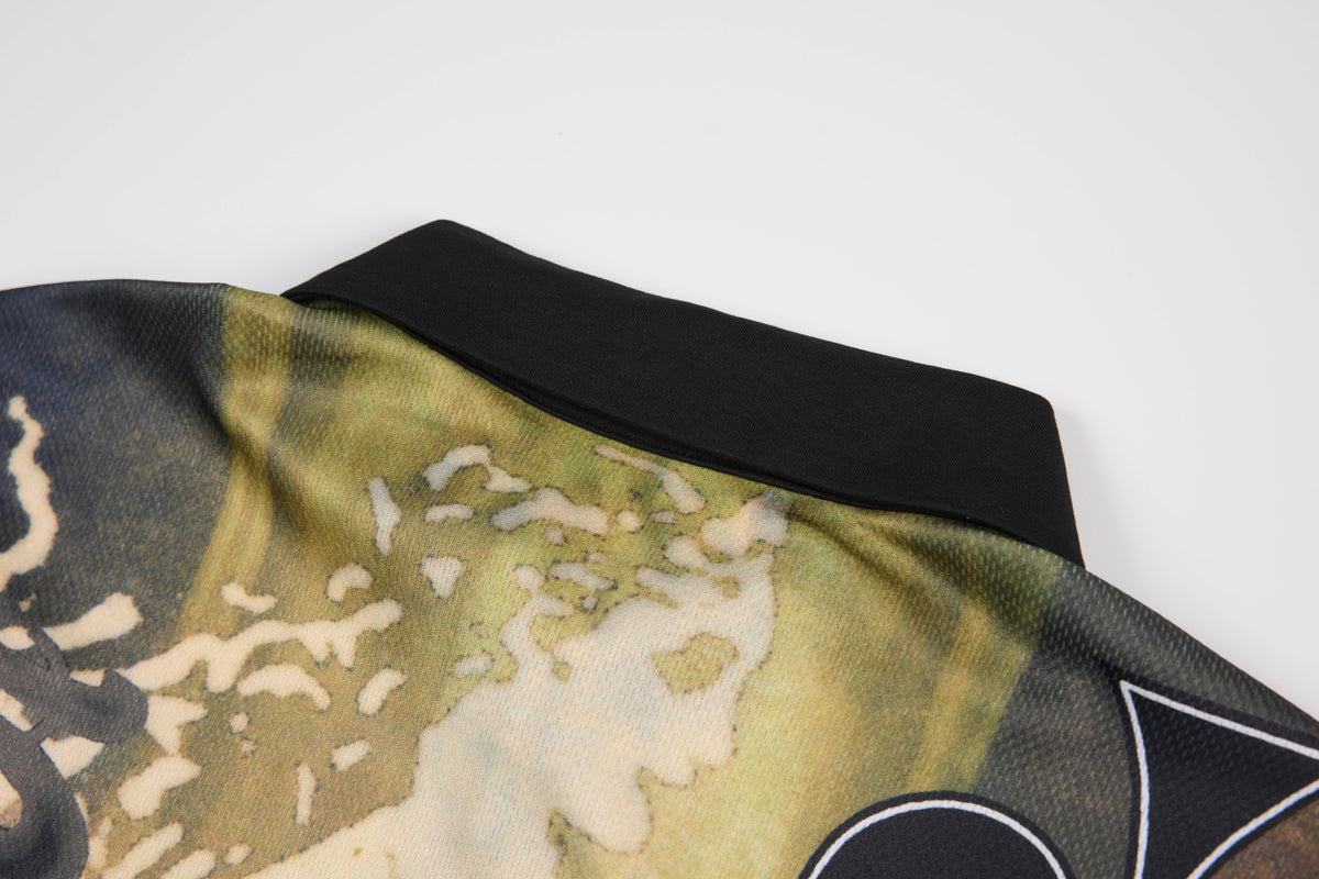 SMK MADE | Emblem Collage Layered Polo Shirt - product detail