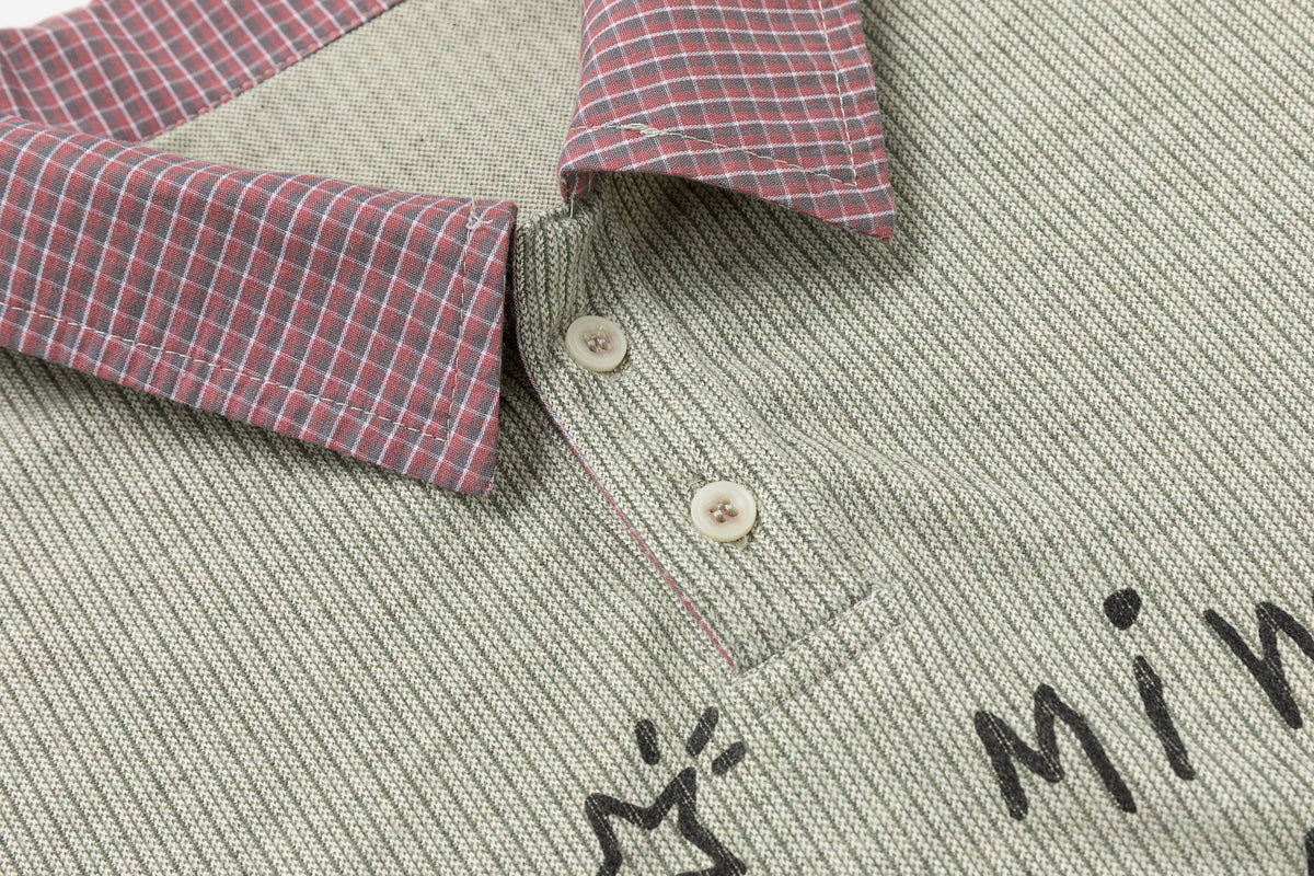 STAFF PICK | Handwritten Layered Sleeve Polo Shirt - product detail