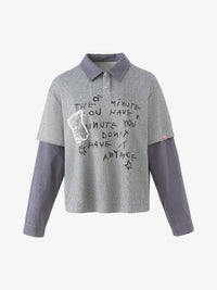 STAFF PICK | Handwritten Layered Sleeve Polo Shirt