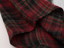 SAVAGE BASE | Paint Splatter Plaid Shirt - product detail