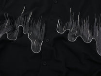 SAVAGE BASE | Embroidered Wavy Skyline Shirt - product detail
