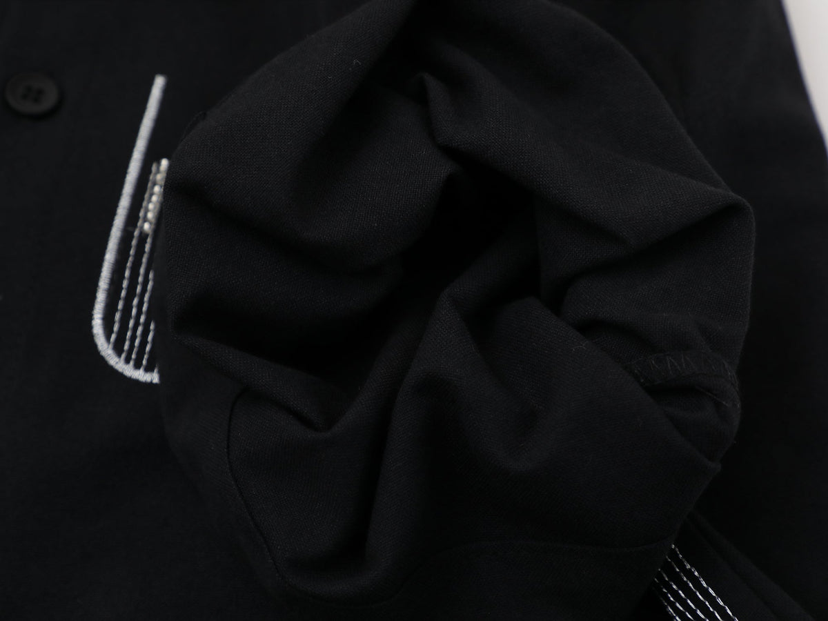 SAVAGE BASE | Embroidered Wavy Skyline Shirt - product detail