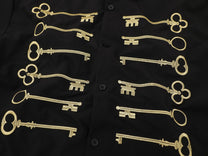 SAVAGE BASE | Embroidered Key Motif Shirt - product detail