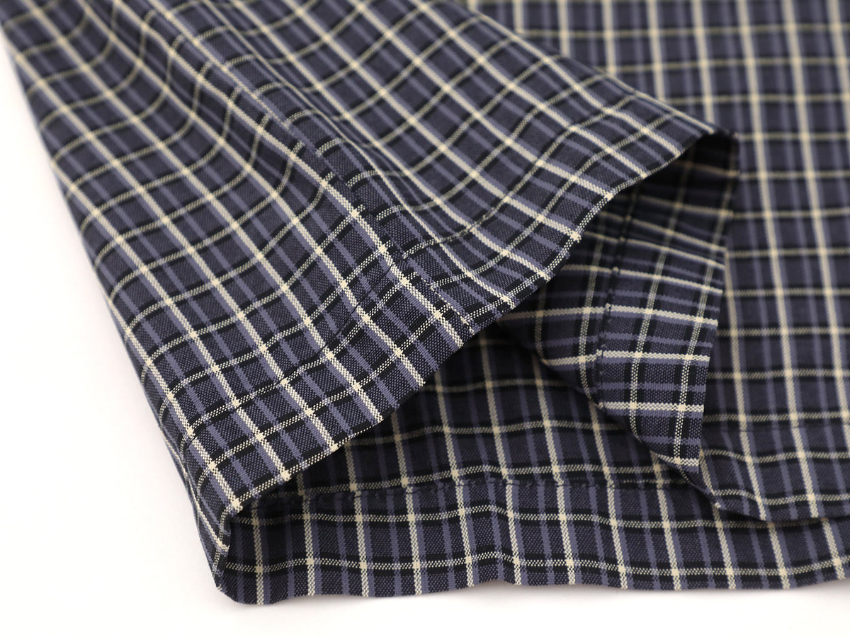 SAVAGE BASE | Paint Splatter Script Plaid Shirt - product detail
