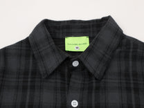 SAVAGE BASE | Portrait Layered Sleeve Plaid Shirt - product detail