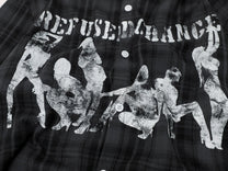SAVAGE BASE | Portrait Layered Sleeve Plaid Shirt - product detail