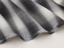 SAVAGE BASE | Stencil Letter Plaid Shirt - product detail