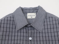 SAVAGE BASE | Spray Paint Illustration Plaid Shirt - product detail