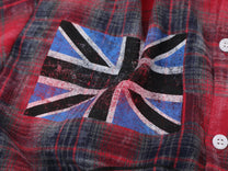 SAVAGE BASE | Star Panel Plaid Shirt - product detail