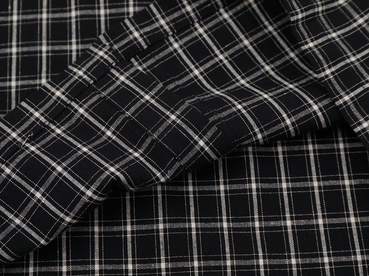 SAVAGE BASE | Star Appliqué Plaid Shirt - product detail