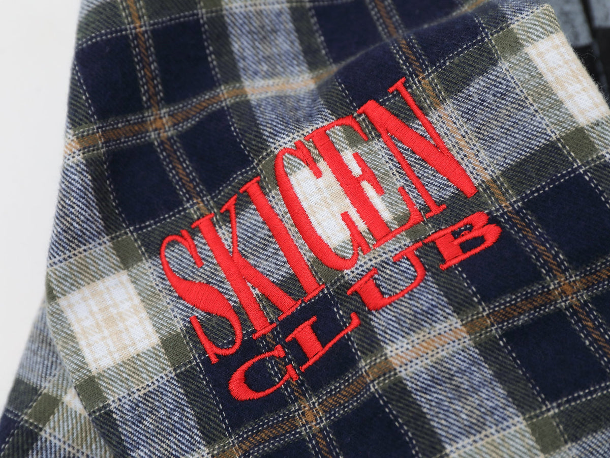 SAVAGE BASE | Checkerboard Script Plaid Shirt - product detail