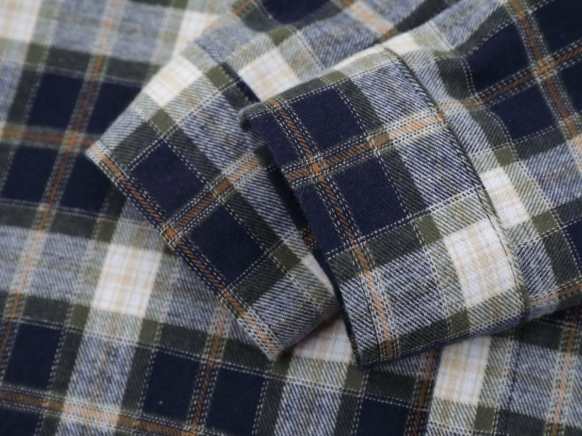 SAVAGE BASE | Checkerboard Script Plaid Shirt - product detail