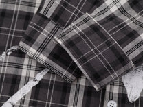SAVAGE BASE | Paint Burst Plaid Shirt - product detail