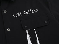 SAVAGE BASE | Distressed Portrait Collage Shirt - product detail