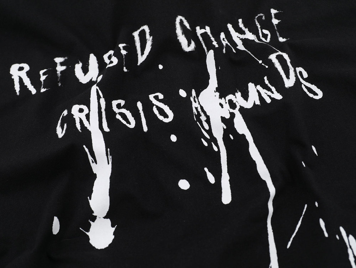 SAVAGE BASE | Distressed Portrait Collage Shirt - product detail