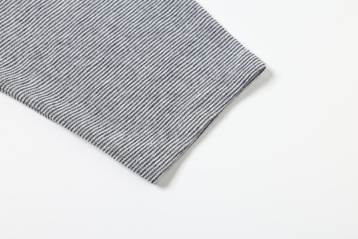 TAELE PLUS | Shaggy Collar Layered Polo Shirt - product detail
