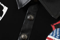 TAELE PLUS | Lip Print Polo Shirt - product detail